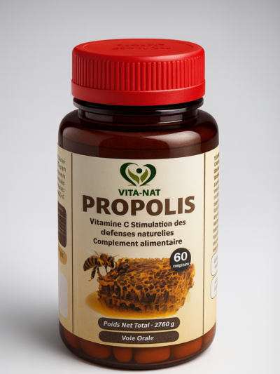VITA-NAT Propolis + Vitamine C – 60 Gélules