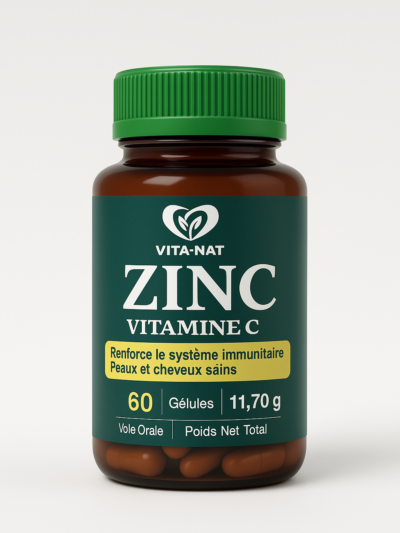 VITA-NAT Collagène Marin + Vitamine C – 60 Gélules